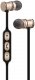 AV:Link EMBT1-GLD Metallic Magnetic Bluetooth Earphones Gold