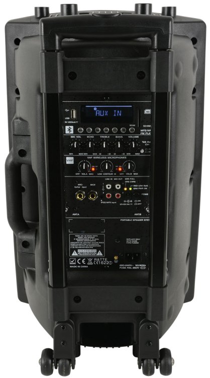 QTX QX12PA QX series portable powered PA unit with Bluetooth - Click Image to Close