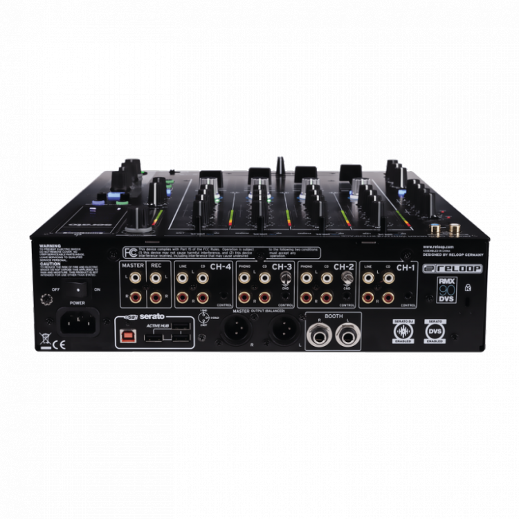 Reloop RMX90DVS Special Digital Club Mixer With DVS-Interface For Serato DJ - Click Image to Close