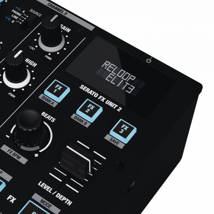 Reloop Elite High Performance DVS Mixer For Serato - Click Image to Close
