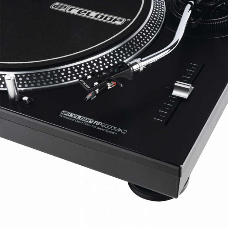 Reloop RP2000MK2 Quartz-Driven DJ Turntable With Direct Drive - Click Image to Close