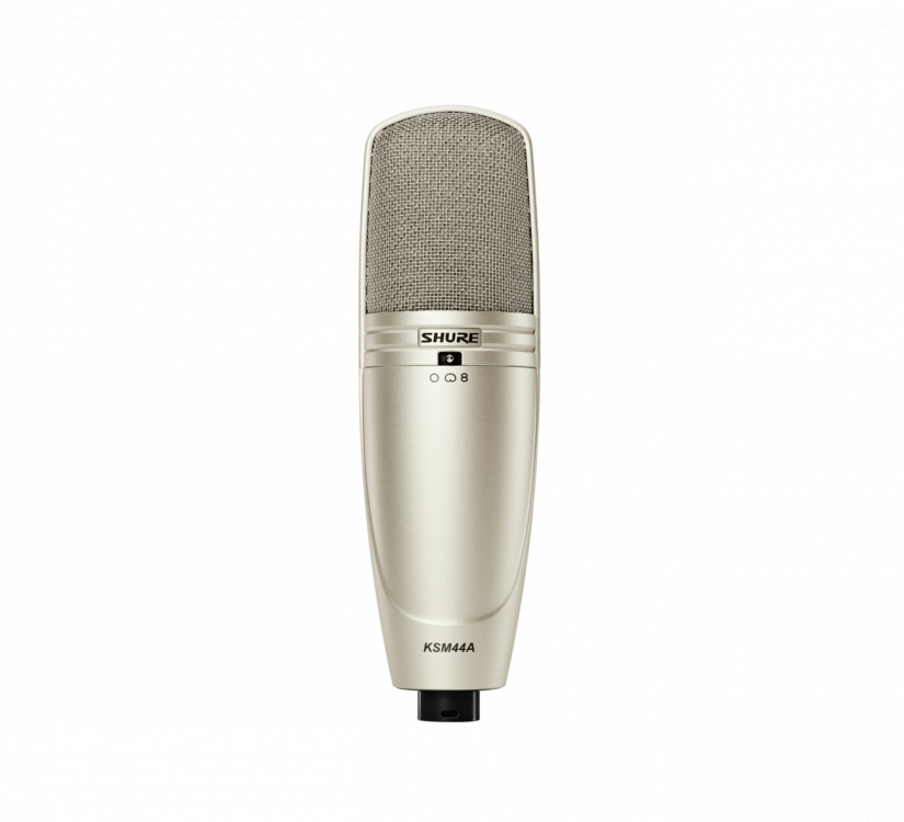Shure KSM44A Large Diaphragm Multi-Pattern Condenser Microphone - Click Image to Close