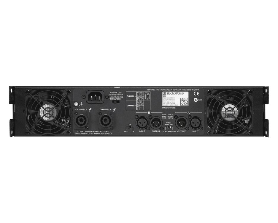 Electrovoice Q99 Class-H Power Amp 2x900W @ 4ohm - Click Image to Close