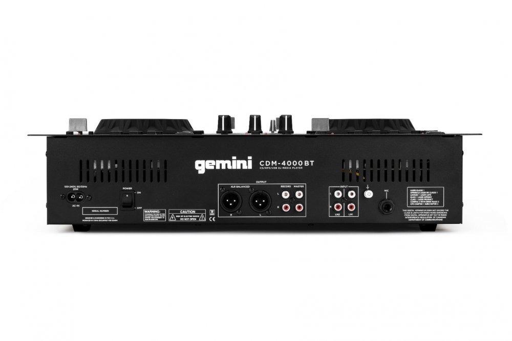 Gemini CDM-4000BT - Click Image to Close