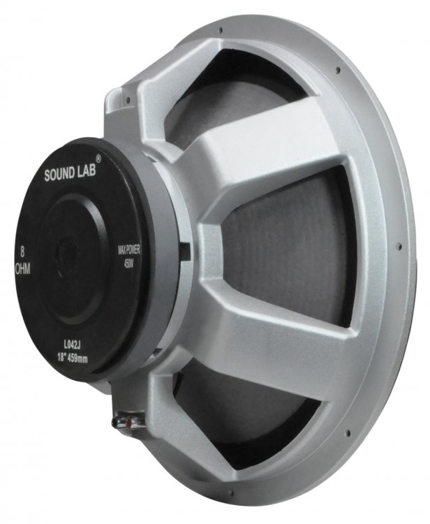 Soundlab 18" Chassis Speaker 450w RMS - Click Image to Close