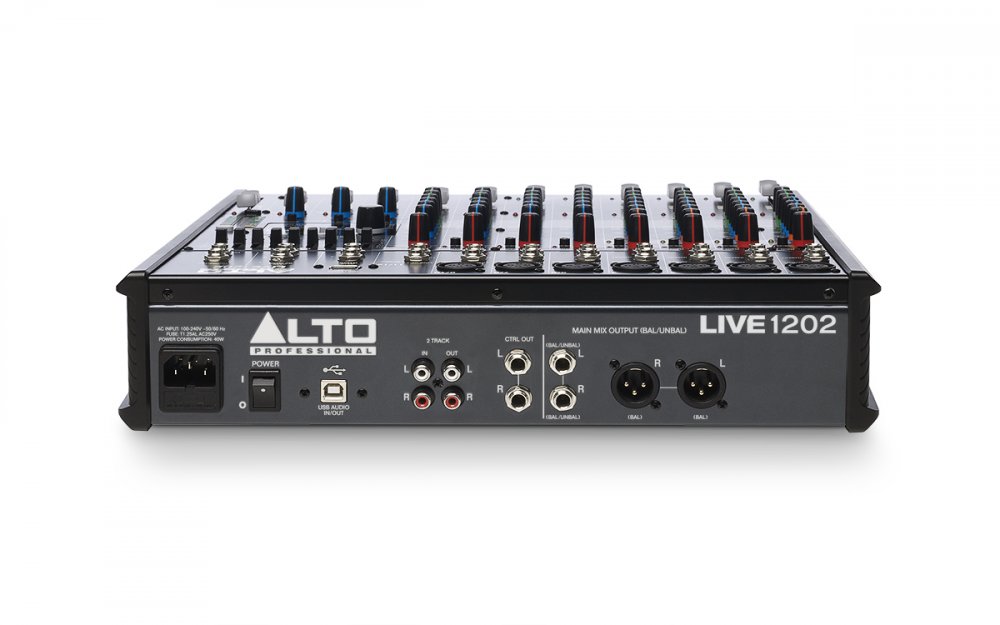 Alto Professional Live1202 Professional 12-Channel/2-Bus Mixer - Click Image to Close