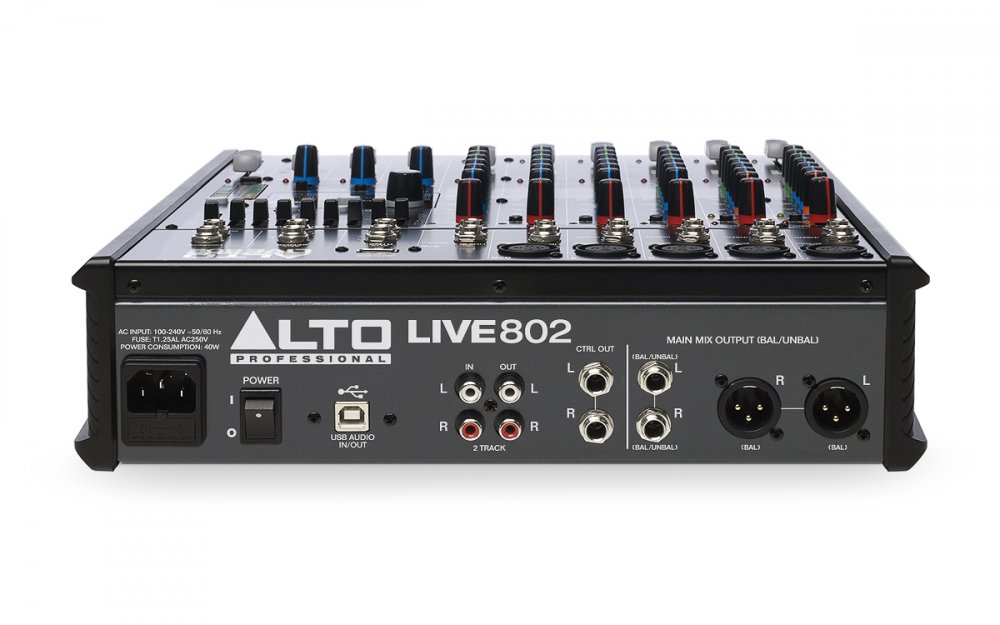 Alto Professional Live802 Professional 8-Channel/2-Bus Mixer - Click Image to Close