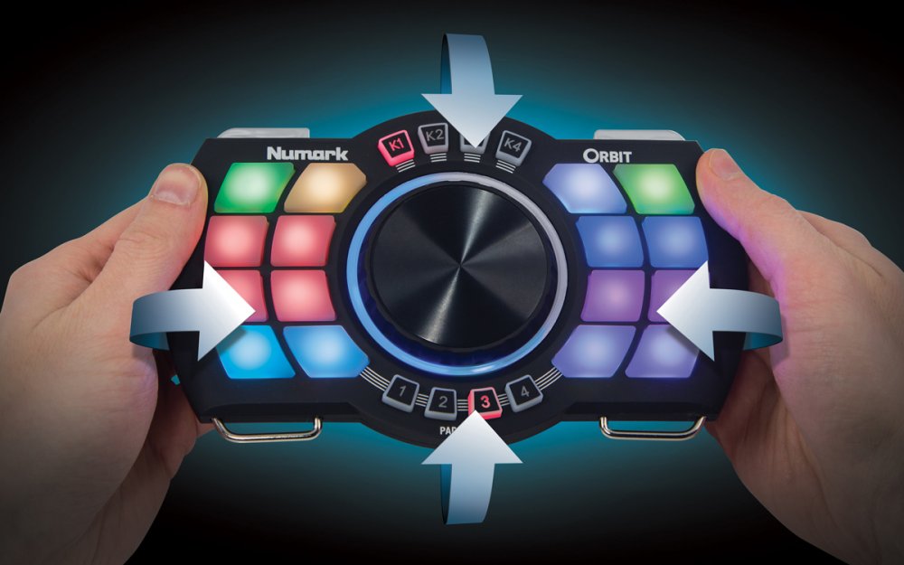 Numark Orbit Wireless DJ Controller with Motion Control - Click Image to Close