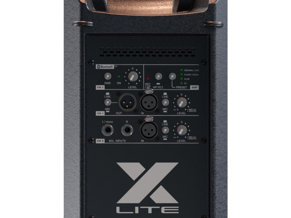 FBT X-LITE 110A 10" Powered Speaker with Built-in Bluetooth 1500w RMS - Click Image to Close