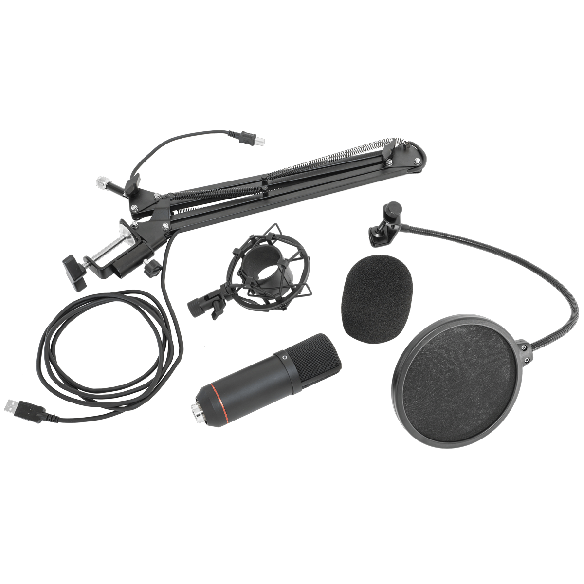 BST STM300-PLUS PROFESSIONAL USB ELECTRET MICROPHONE WITH SHOCK MOUNT - Click Image to Close