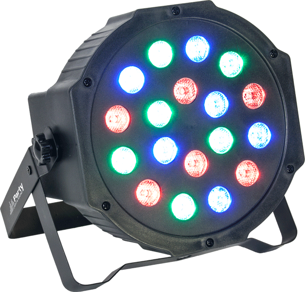 PARTYPAR181 DMX CONTROLLED RGB LED PAR CAN £24.00 MCQ